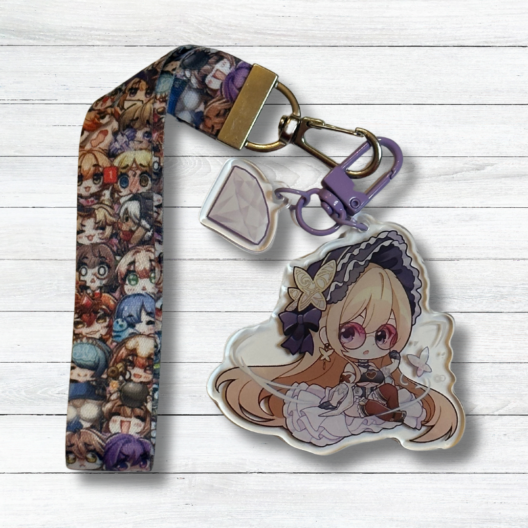 2" Acrylic Charms + Strap