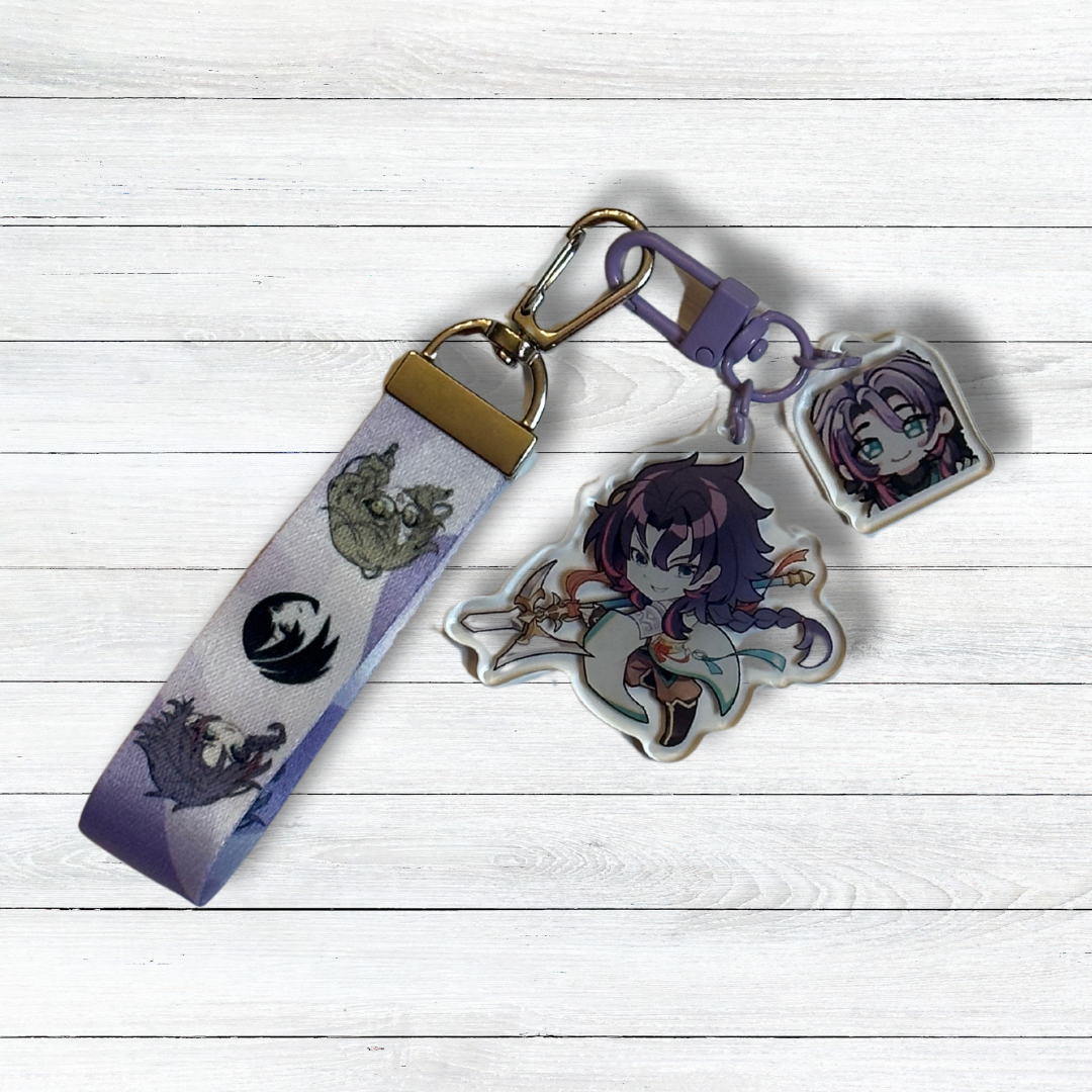 2" Acrylic Charms + Strap