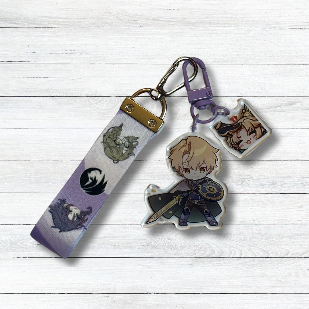 2" Acrylic Charms + Strap