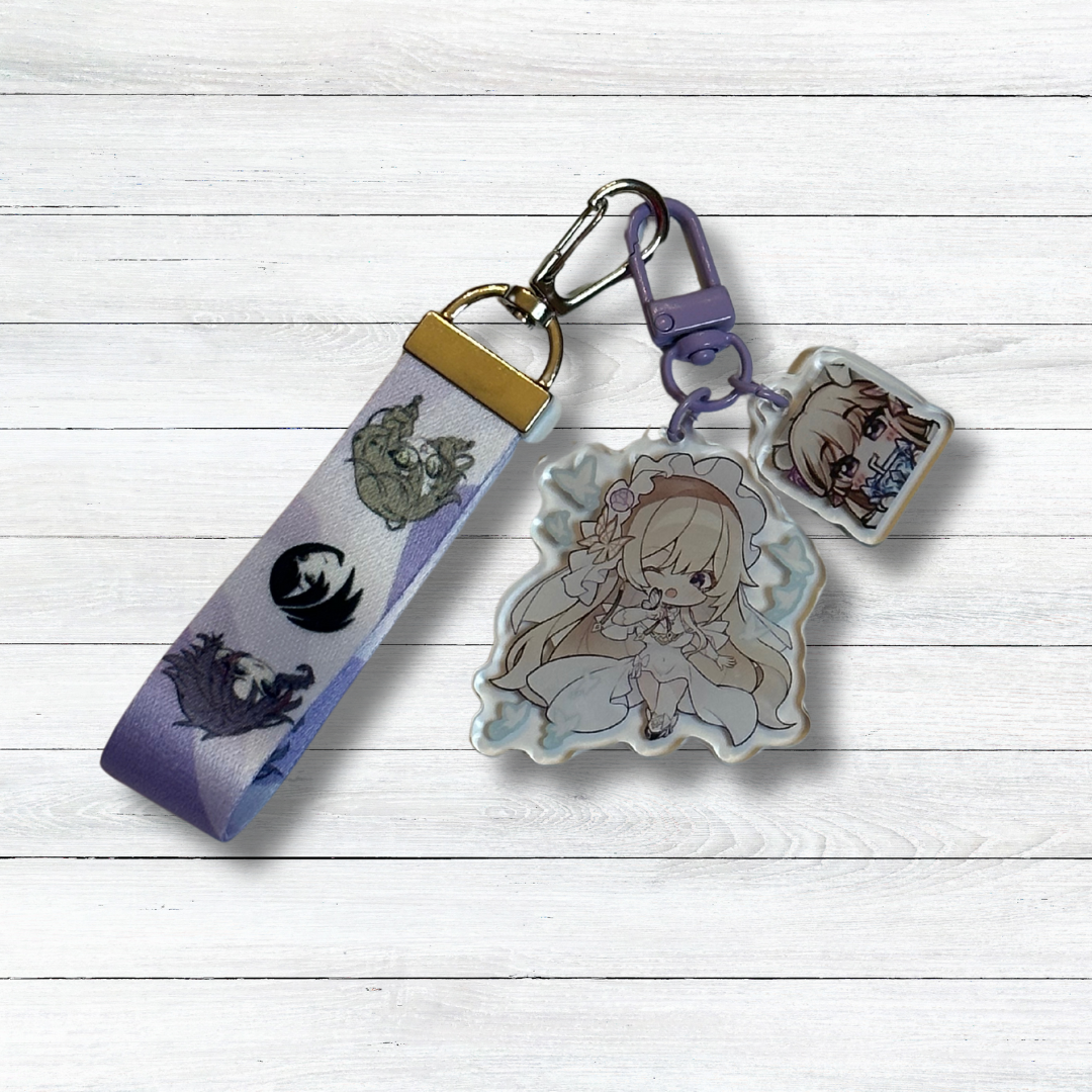 2" Acrylic Charms + Strap